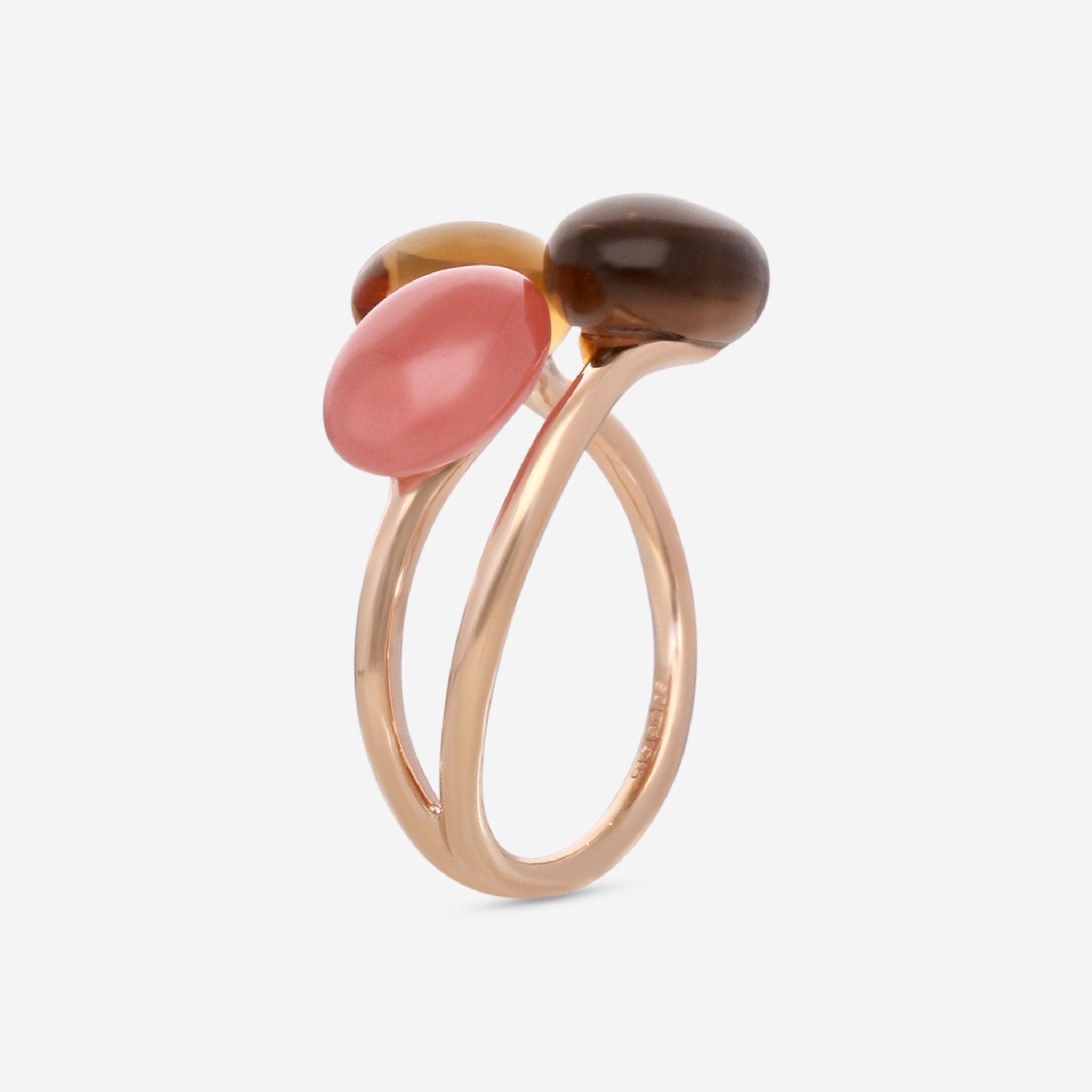 SuperOro Meteo 18K Rose Gold Multistone Ring Sz. 7 METEO/A751 - THE SOLIST - SuperOro