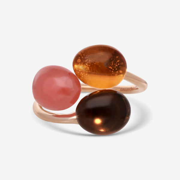 SuperOro Meteo 18K Rose Gold Multistone Ring Sz. 7 METEO/A751 - THE SOLIST - SuperOro