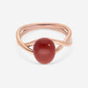 SuperOro Meteo 18K Rose Gold Red Jasper Statement Ring METEO/A768 - THE SOLIST - SuperOro