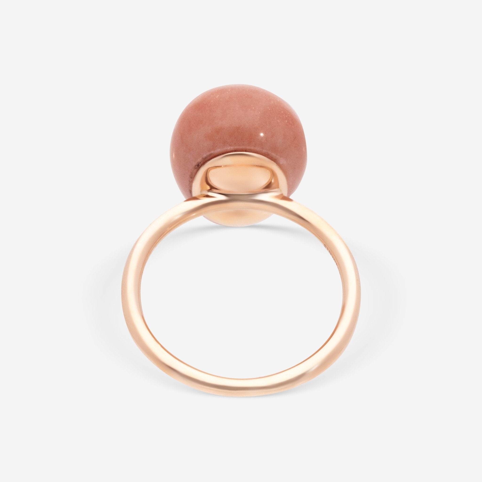 SuperOro Meteo 18K Rose Gold Sunstone Statement Ring METEO/A709 - THE SOLIST - SuperOro