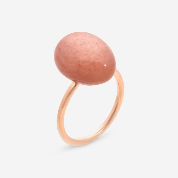 SuperOro Meteo 18K Rose Gold Sunstone Statement Ring METEO/A709 - THE SOLIST - SuperOro