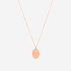 SuperOro Meteo 18K Rose Gold Yellow Aventurine Pendant Necklace METEO/P735 - THE SOLIST - SuperOro