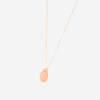 SuperOro Meteo 18K Rose Gold Yellow Aventurine Pendant Necklace METEO/P735 - THE SOLIST - SuperOro