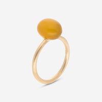 SuperOro Meteore 18K Rose Gold Sunstone Ring Sz. 7 METEORE/A630 - THE SOLIST - SuperOro