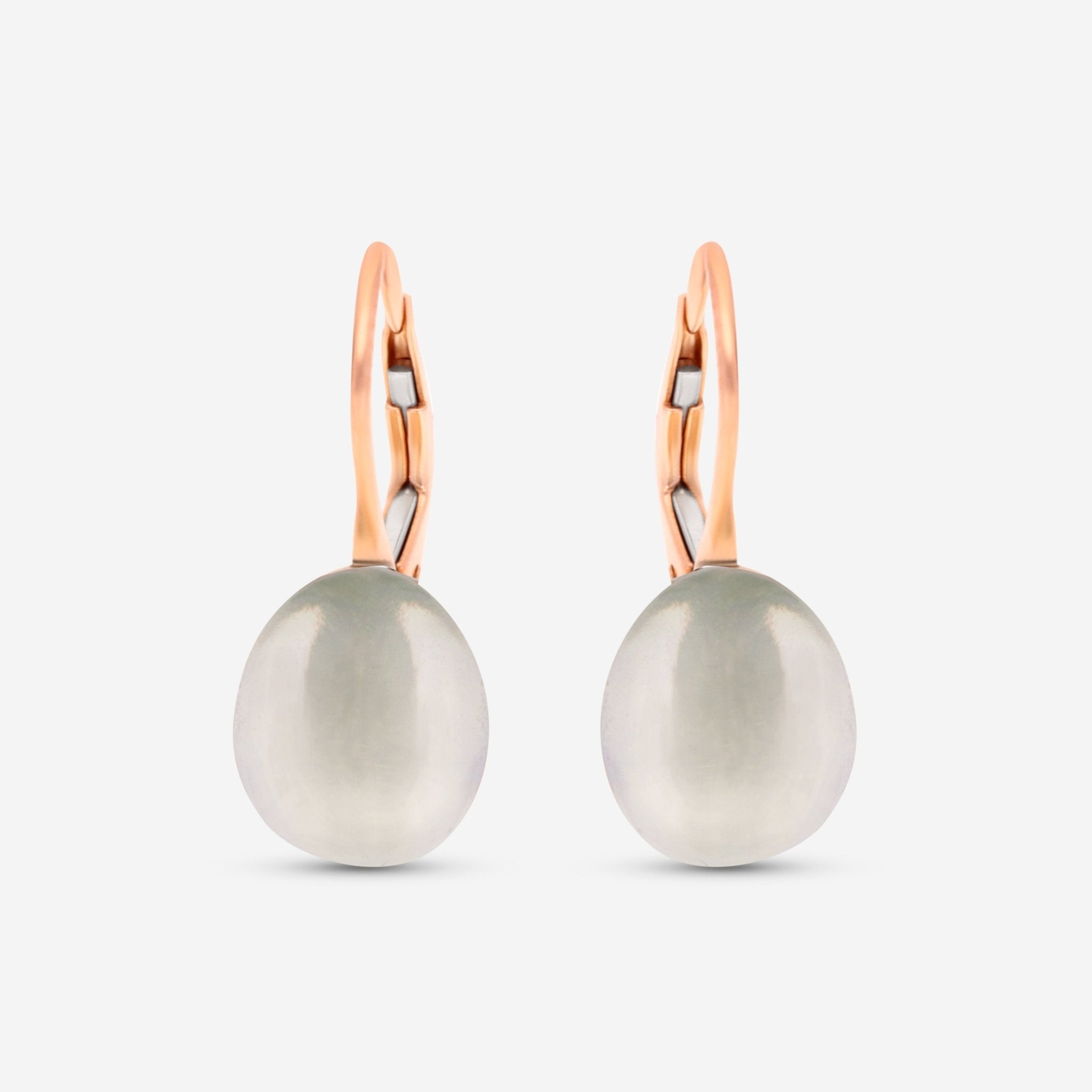 SuperOro Meteore 18K Yellow Gold Green Chalcedony Drop Earrings METEORE/O667 - THE SOLIST - SuperOro