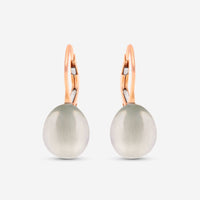 SuperOro Meteore 18K Yellow Gold Green Chalcedony Drop Earrings METEORE/O667 - THE SOLIST - SuperOro