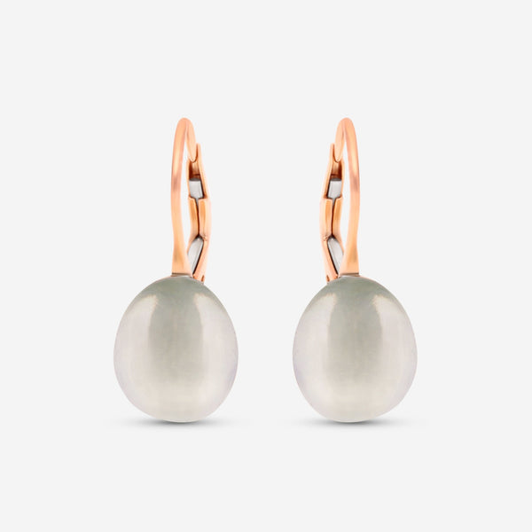 SuperOro Meteore 18K Yellow Gold Green Chalcedony Drop Earrings METEORE/O667 - THE SOLIST - SuperOro