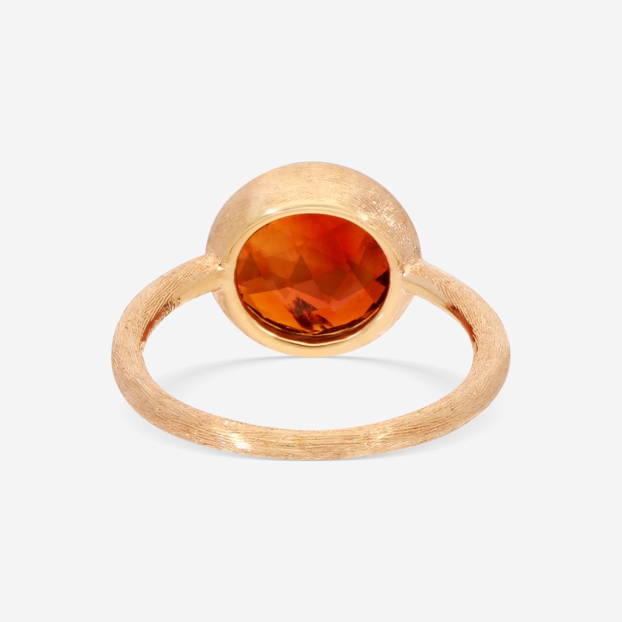 SuperOro Mike 18K Yellow Gold Madera Citrine Statement Ring MIKE/A002 - ST - THE SOLIST - SuperOro