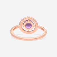 SuperOro Re 18K Rose Gold Amethyst & Diamond Statement Ring RE/A001 - THE SOLIST - SuperOro