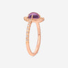 SuperOro Re 18K Rose Gold Amethyst & Diamond Statement Ring RE/A001 - THE SOLIST - SuperOro