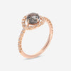 SuperOro Re 18K Rose Gold Diamond & Black Tourmaline Statement Ring RE/A001 - THE SOLIST - SuperOro