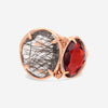 SuperOro Samba 18K Rose Gold Amethyst & Sunflower Quartz Ring Sz. 7 SAMBA/A015 - THE SOLIST - SuperOro