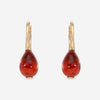 SuperOro Soft 18K Yellow Gold Madera Citrine Drop Earrings SOFT/O004red - THE SOLIST - SuperOro