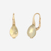 SuperOro Soft 18K Yellow Gold Prenite Earrings SOFT/O004green - THE SOLIST - SuperOro