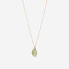 SuperOro Soft 18K Yellow Gold Prenite Pendant Necklace SOFT/P002 - THE SOLIST - SuperOro