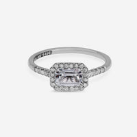 Suzanne Kalan 14K White Gold Diamond and White Topaz Ring sz 6.5 PR530 - WGWT - 6.5 - THE SOLIST - Suzanne Kalan