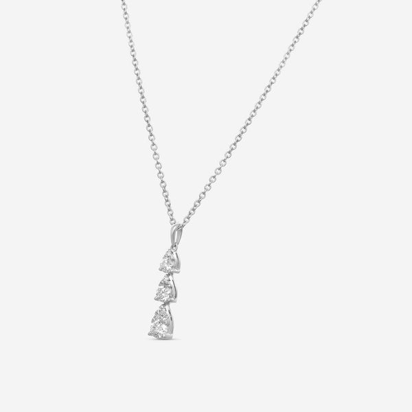 Ina Mar 14K White Gold Diamond Pendant Necklace PD32864-CS4WG