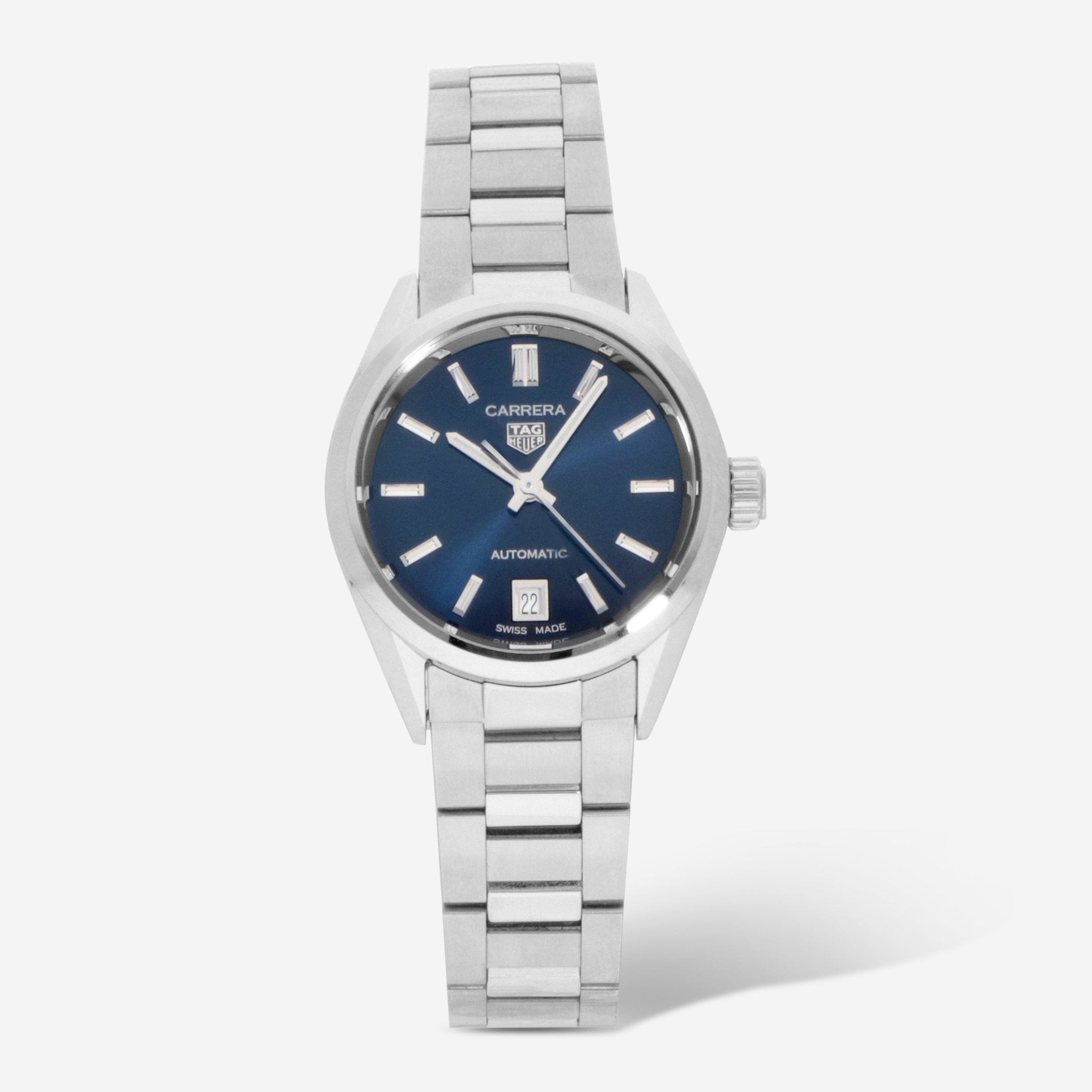 Tag Heuer Carrera Date Stainless Steel Automatic Ladies Watch WBN2411.BA0621 - THE SOLIST - Tag Heuer