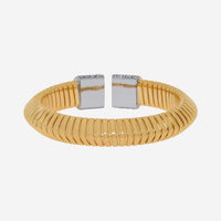 Tessitore Tubogas 18K Yellow Gold, Diamond 3.00ct. tw. Bangle Bracelet 106068 - THE SOLIST - Tessitore