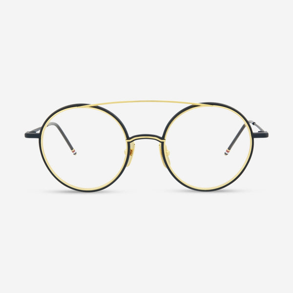 Thom Browne Aviator Metal Optical Unisex Frames TB108 - CNVYGLD - 50 - 40363 - THE SOLIST - Thom Browne