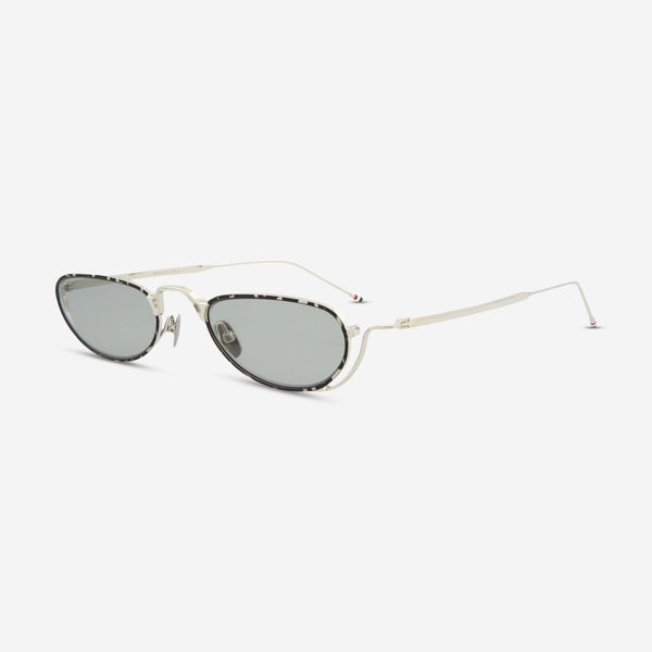 Thom Browne Oval Titanium Unisex Sunglasses TBS913 - 5002 - THE SOLIST - Thom Browne