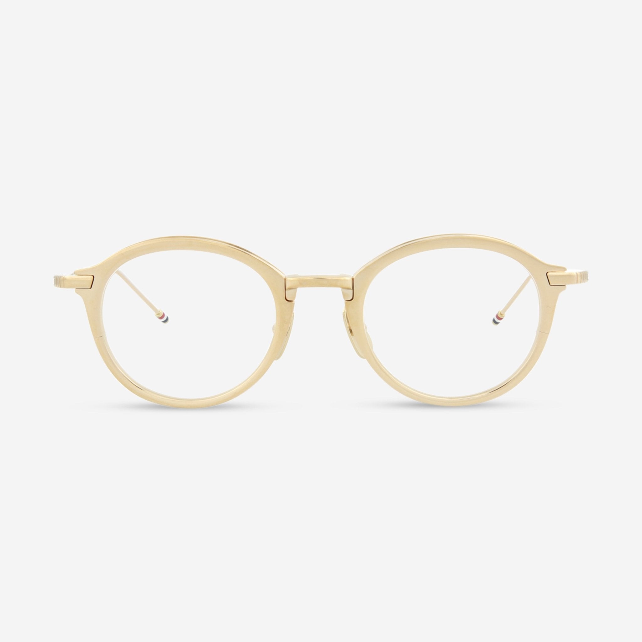 Thom Browne Round Metal Optical Unisex Frames TB110 - CGLD - 48 - 10007 - THE SOLIST - Thom Browne