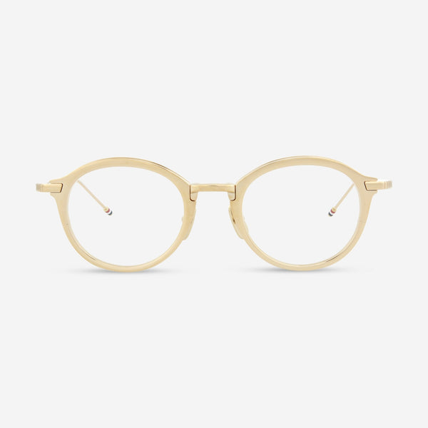 Thom Browne Round Metal Optical Unisex Frames TB110 - CGLD - 48 - 10007 - THE SOLIST - Thom Browne