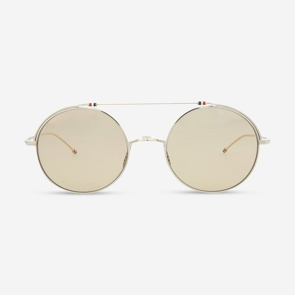 Thom Browne Round Metal Unisex Sunglasses TBS910 - 49 - 02 - THE SOLIST - Thom Browne