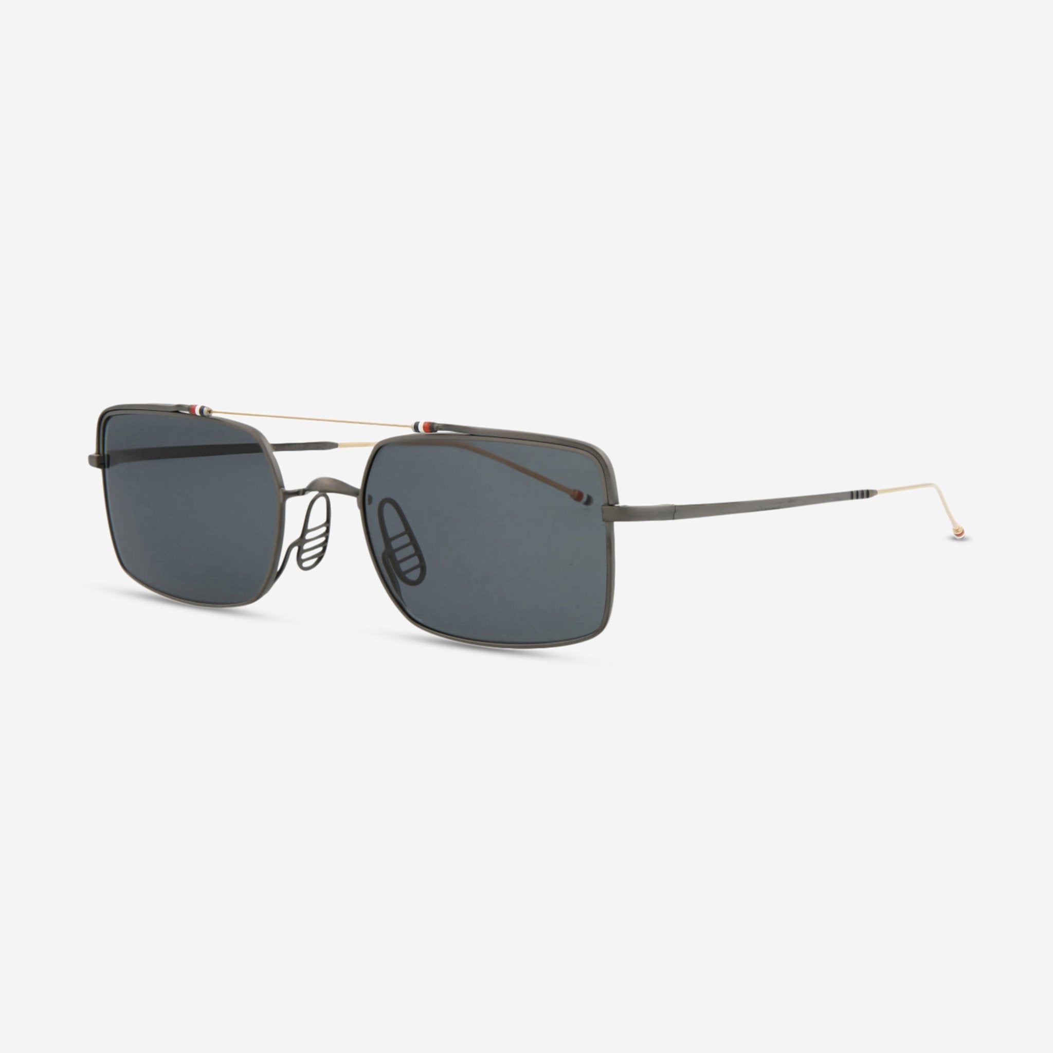 Thom Browne Square Metal Men's Sunglasses TBS909 - 49 - 04 - 01149 - THE SOLIST - Thom Browne