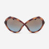 Tom Ford Butterfly Acetate Ladies Sunglasses FT10706853F - THE SOLIST - Tom Ford