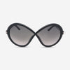 Tom Ford Jada Butterfly Acetate Ladies Sunglasses FT10706801B - THE SOLIST - Tom Ford