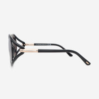 Tom Ford Melody Round Acetate & Metal Ladies Sunglasses FT10905901A - THE SOLIST - Tom Ford