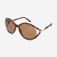 Tom Ford Melody Round Acetate & Metal Ladies Sunglasses FT10905953E - THE SOLIST - Tom Ford