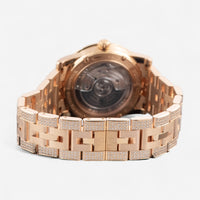 Roger Dubuis Excalibur 18K Rose Gold Diamond Automatic Ladies Watch DBEX0381