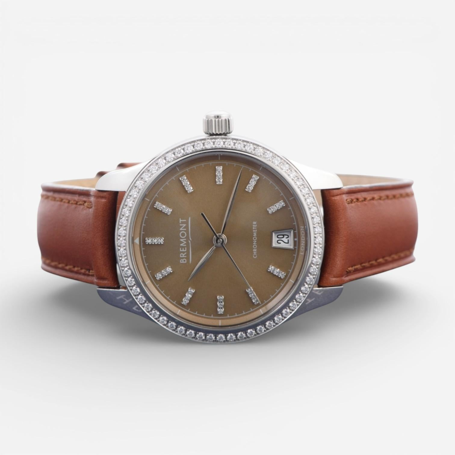 Bremont Lady K Stainless Steel Diamond Automatic Ladies Watch LADY-K-FA-SS-R-S
