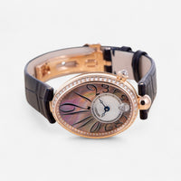 Breguet Reine De Naples 18K Rose Gold Diamond Automatic Ladies Watch 8918BR/5T/964/D00D