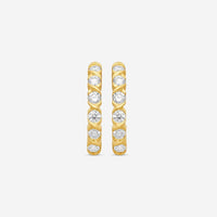 Ina Mar 14K Yellow Gold Diamond Hoop Earrings ER25735-CS4YH