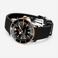 Breitling Superocean Stainless Steel & 18K Rose Gold Men's Watch UB3111241B1S1