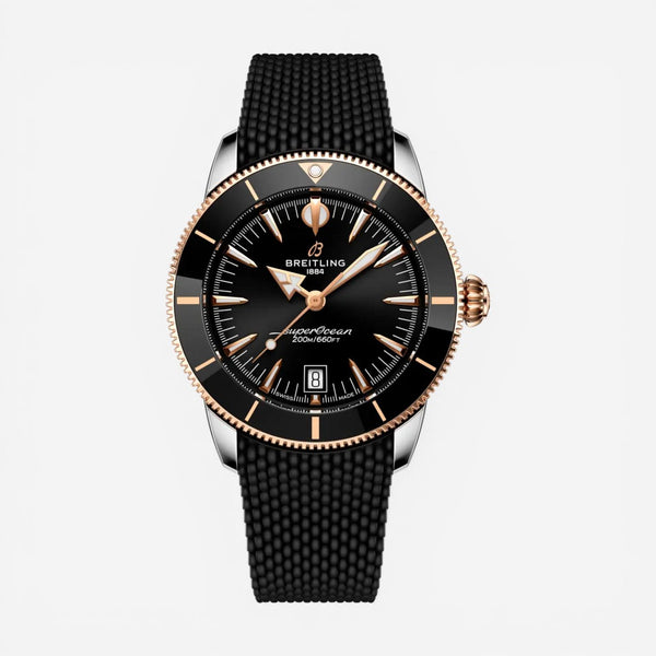 Breitling Superocean Stainless Steel & 18K Rose Gold Men's Watch UB3111241B1S1