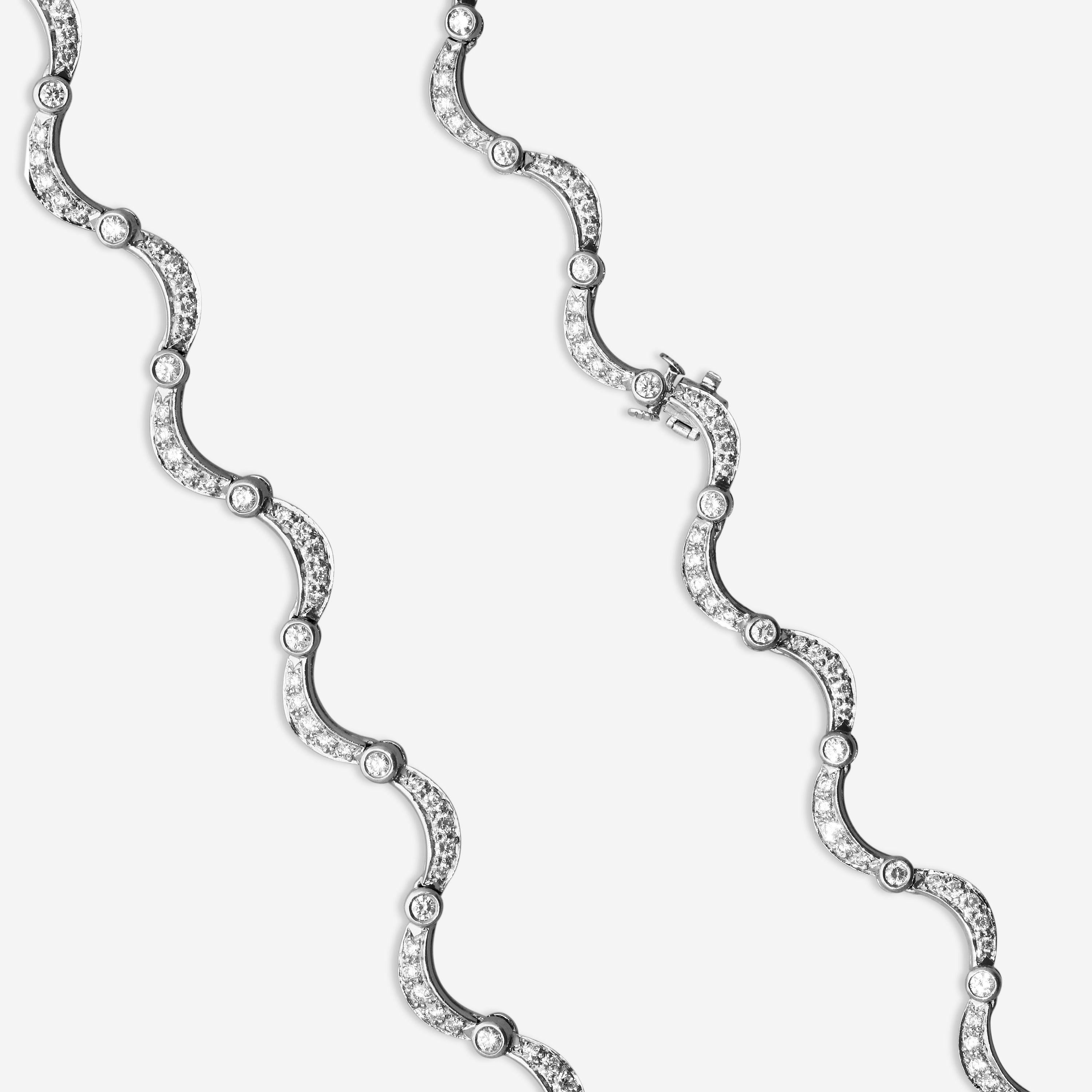 Suna Platinum Diamond Choker Necklace N251P