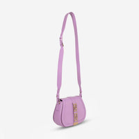 Versace Greca Goddess Violet Leather Women's Crossbody Bag 1006877 - 1A05134 - LC3V - 50013 - THE SOLIST - Versace