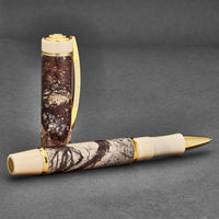 Visconti Millionaire Rain Forest Brown Marble Rollerball Pen 685RL02 - THE SOLIST - Visconti