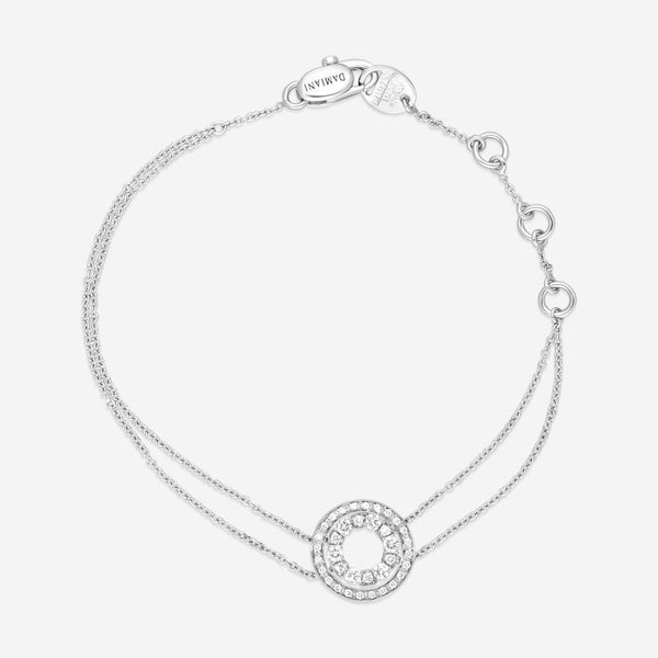 Damiani 18K Whıte Gold Diamond Chain Bracelet 20089206 - THE SOLIST