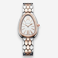 Bulgari Serpenti Seduttori Steel & 18K Rose Gold Quartz Ladies Watch 103274