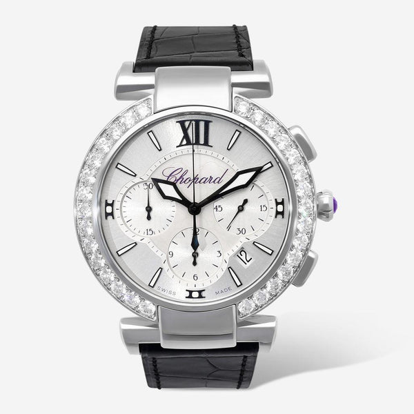 Chopard Imperiale Chronograph Stainless Steel Diamond Automatic Ladies Watch 388