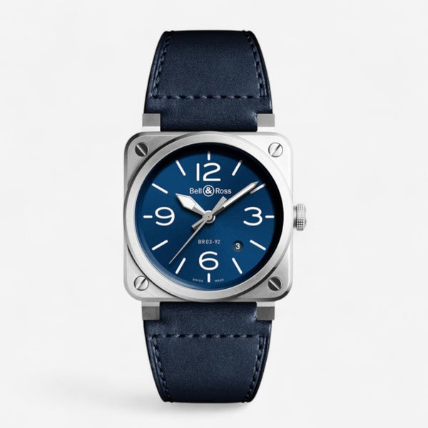 Bell & Ross Br 03-92 Stainless Steel Automatic Men's Watch BR0392-BLU-ST/SCA