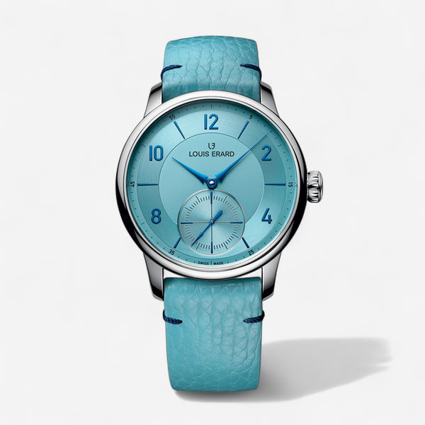 Louis Erard Excellence Petite Seconde Bleu Glacier Stainless Steel Automatic Men’s Watch 34248AA08.BVA141 - THE SOLIST