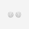 Ina Mar 14K White Gold Diamond Stud Earrings ER36829-CZ4WH