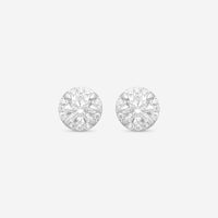 Ina Mar 14K White Gold Diamond Stud Earrings ER36829-CZ4WH