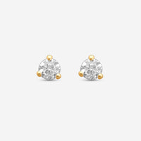 Ina Mar 14K Yellow Gold Diamond Martini Stud Earrings ST1001D-FY-033F - THE SOLIST